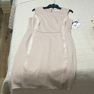 Calvin Klein Blush Pink Midi Dress